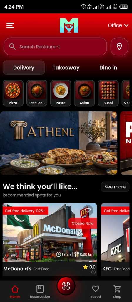 MealApp Home